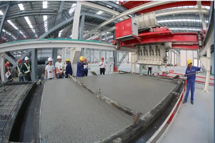中国首个全产业链绿色建筑产业园pc构件厂投产