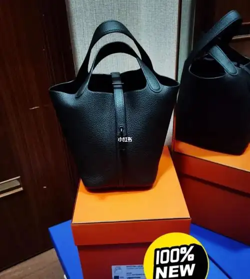 hermespicotin菜篮子18soblack