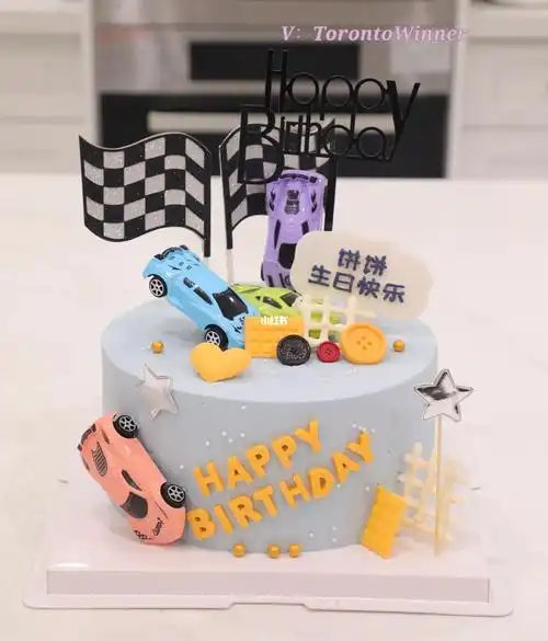 多伦多oakville蛋糕|赛车主题生日蛋糕