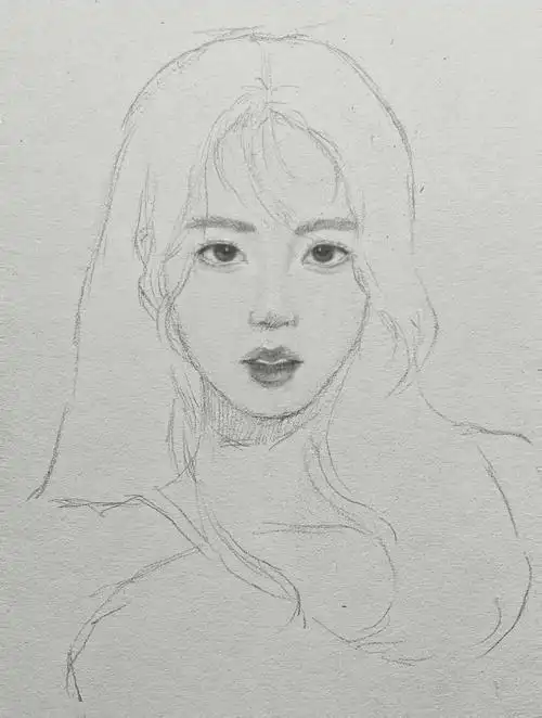 绘画 #过程 #铅笔稿 #blackpink  #jisoo  #金智秀jisoo  #金智秀