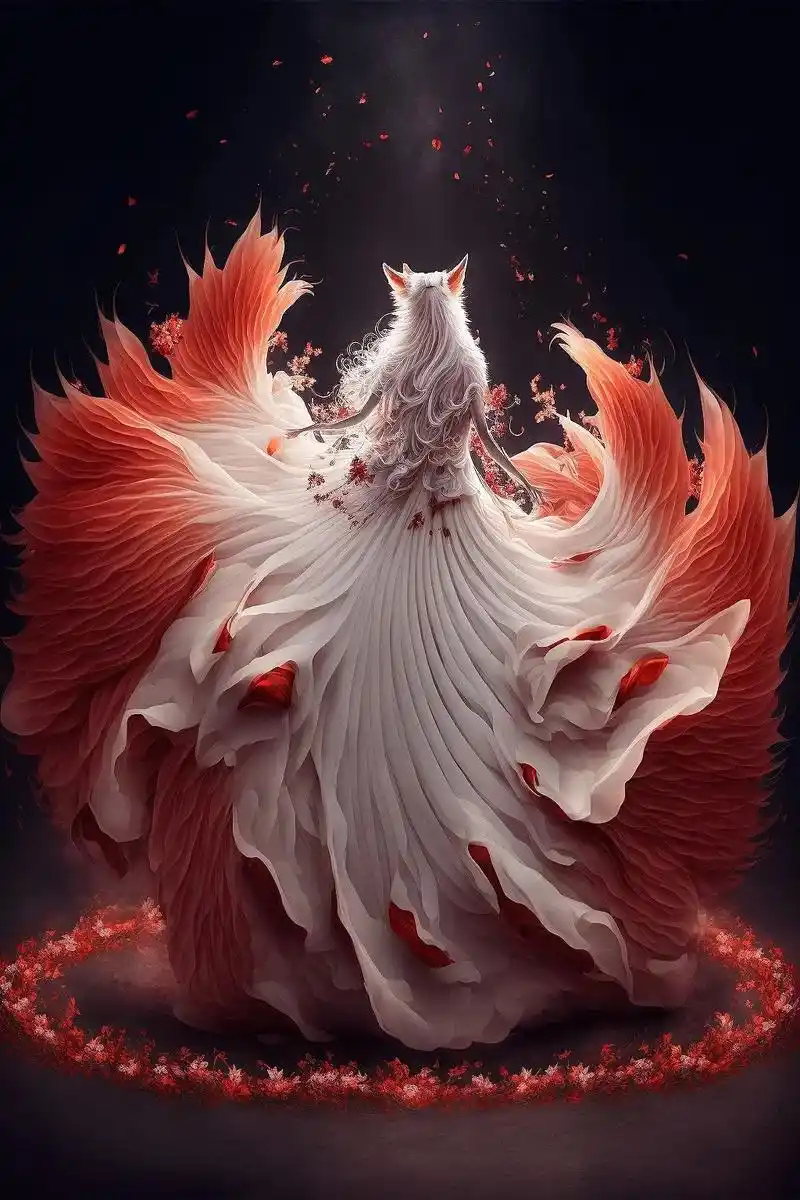 我有预感,当你刷到这九尾灵狐的时候,你的好运已经开始了,写下 - 抖音