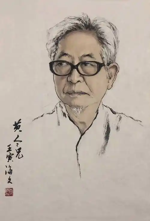 实力派人物肖像画家唐山李海文先生作品集(二)_水墨_画像_河北