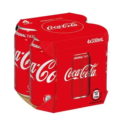 可口可乐汽水330ml x 4罐
