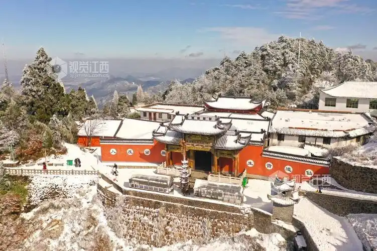 江西铅山:雪后葛仙山美若仙境-上饶频道-手机江西网