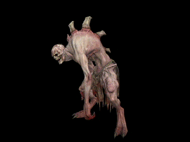 恶魔食人魔丧尸变异人带动画