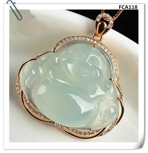 翡翠佛公镶嵌款式集