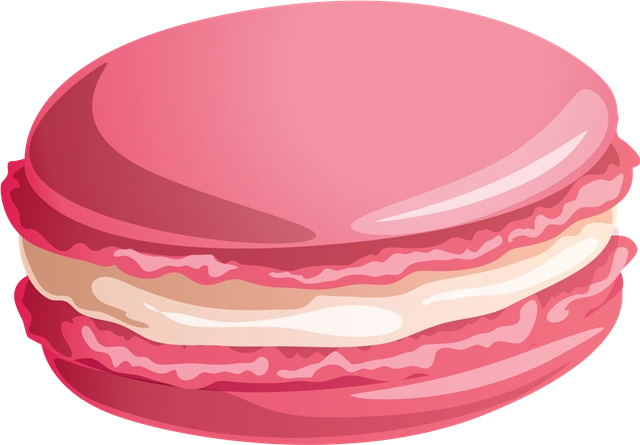 粉色马卡龙卡通图片