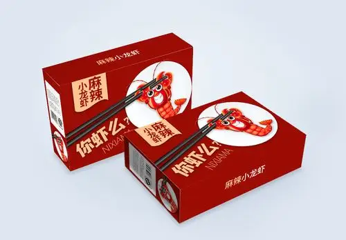 小龙虾外卖包装海报设计