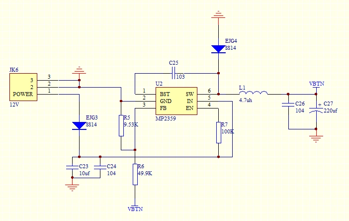 用原子哥的12v转5v电路原理图做出来的电路不能正常工作