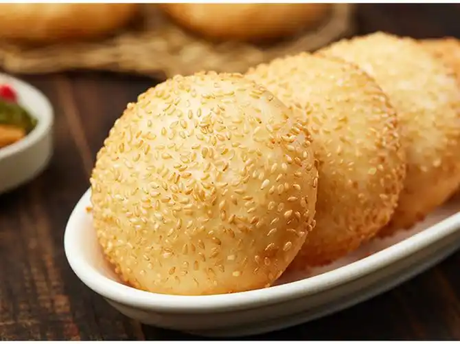 空心馍特色小吃酒店餐厅冷冻半成品美食饭店点心面食油炸即食烧饼