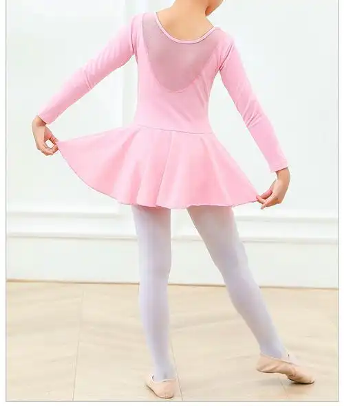 谊顾舞蹈裙女童舞蹈服儿童女形体服小女孩民族舞装幼儿中国舞演出芭蕾