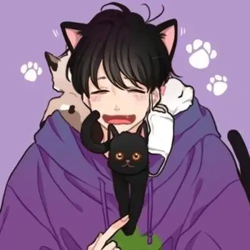 猫咪男头像动漫图片_头像图片_扣扣乐园