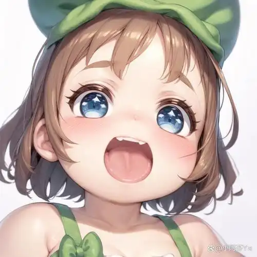 卡通动漫头像|超q萌!这个微胖少女头像壁纸太可爱了!