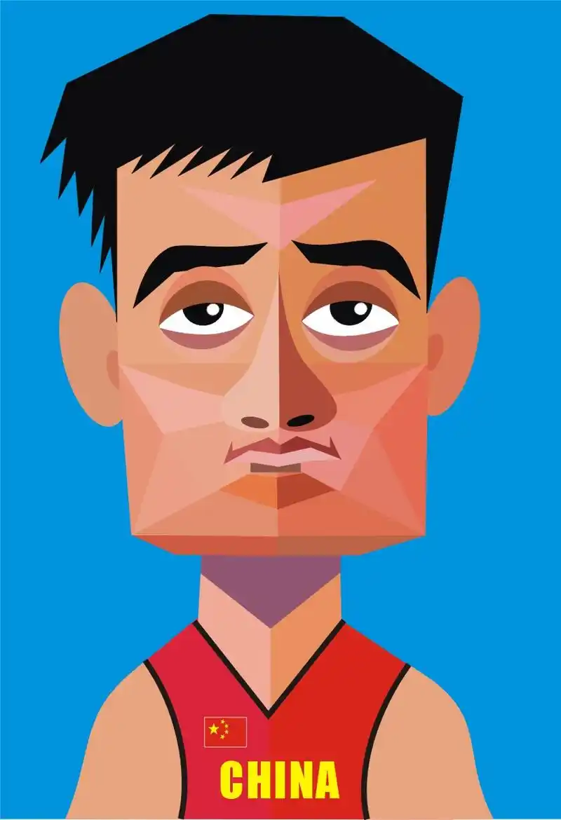 一组上热搜的政经体育娱乐名人漫画像