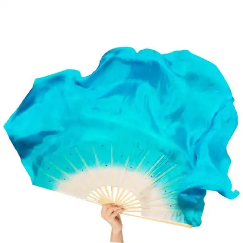 真丝舞蹈扇子儿童成人双面加长中国国风广场舞更多舞蹈配饰