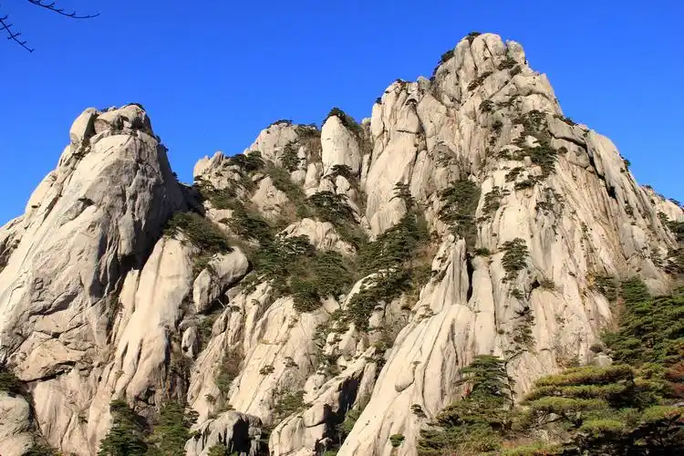 黄山奇石迎客松