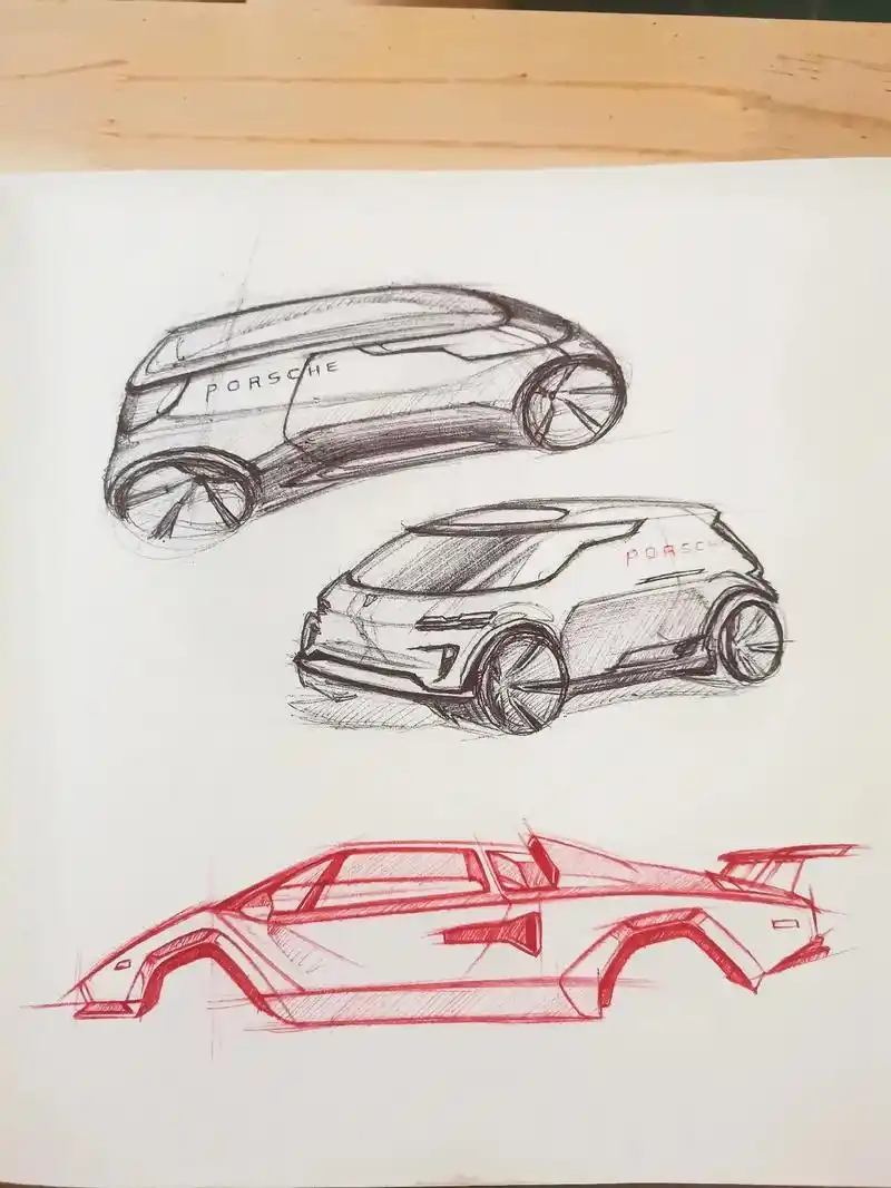 每辆汽车最惊艳的时刻是还在设计草图的阶段