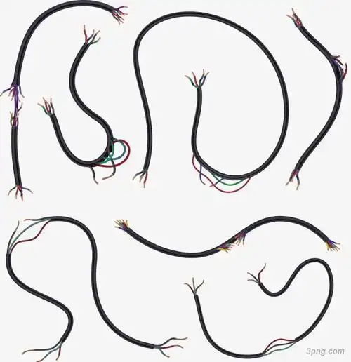 矢量断裂的电线下载png素材透明免抠图片-其他元素