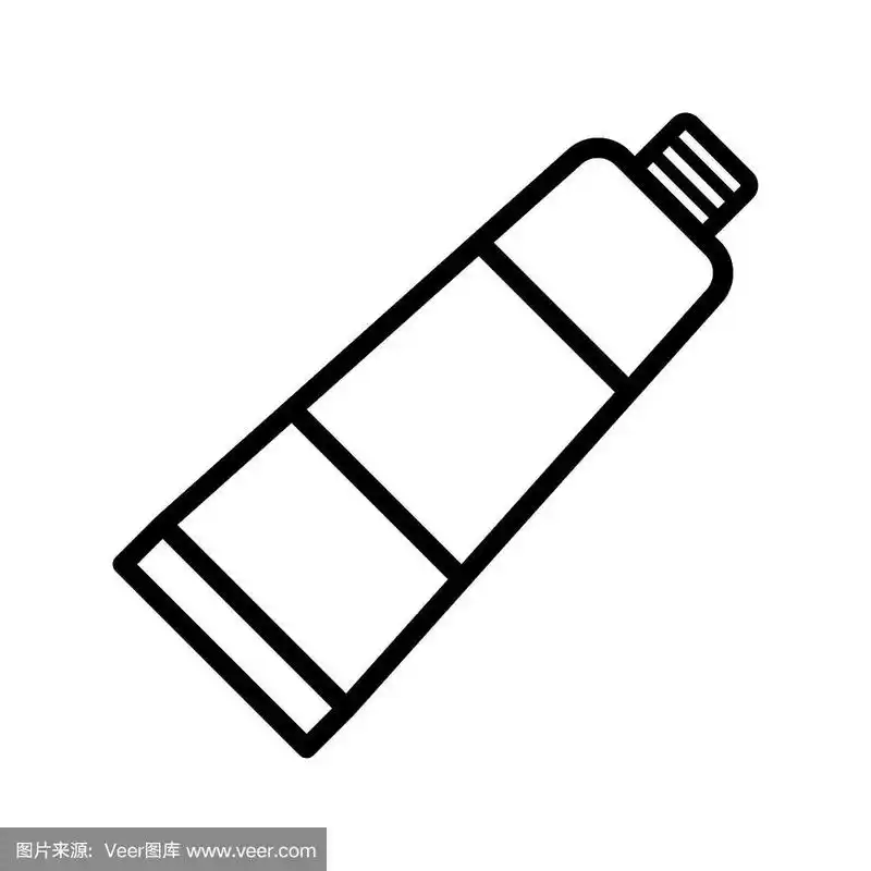 牙膏图标矢量设计模板