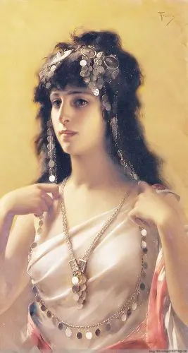 西班牙艺术家luis.ricardo.falero(1851-1896)油画