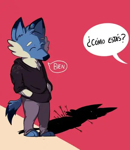 "im good" by bluskyefox -- fur affinity [dot] net