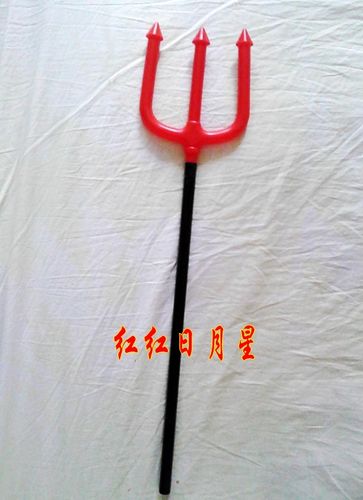 演出道具派对儿童表演权杖恶魔叉子小恶魔权杖恶魔手棒恶魔叉