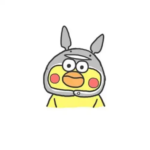 小黄鸭可爱卡通头像