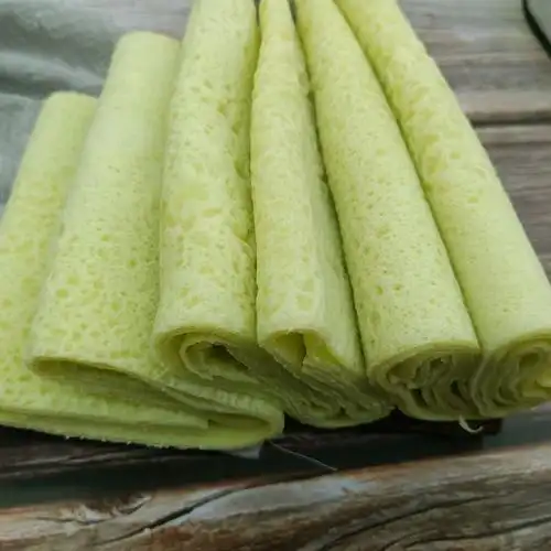 湖北特产绿豆皮米粉散装洪湖农家手工豆皮新鲜湿绿豆皮豆丝3斤装