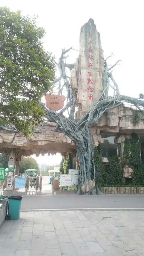 下午路遇贵州森林野生动物园,游览一下.