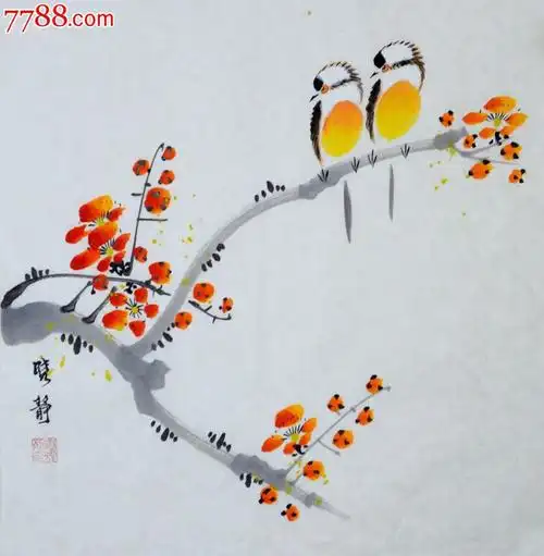 小品花鸟画作品-价格:12元-se21406384-花鸟国画原作-零售-中国收藏