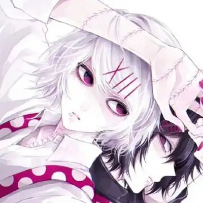 病娇女头像黑暗系二次元病娇头像