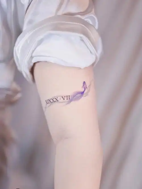 北京纹身梦幻小清新好运锦鲤水逆退散