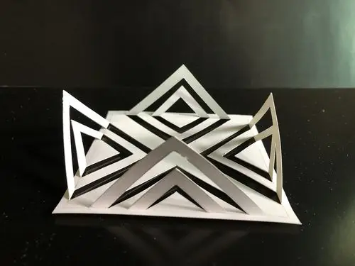 立体构成作品 练习 作业 手绘 制作 造型 几何折纸创意