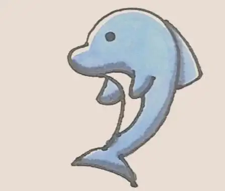 简笔画之海豚