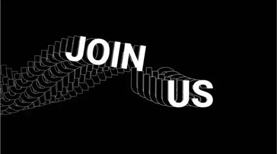 创意文字招聘简约简约风横版海报