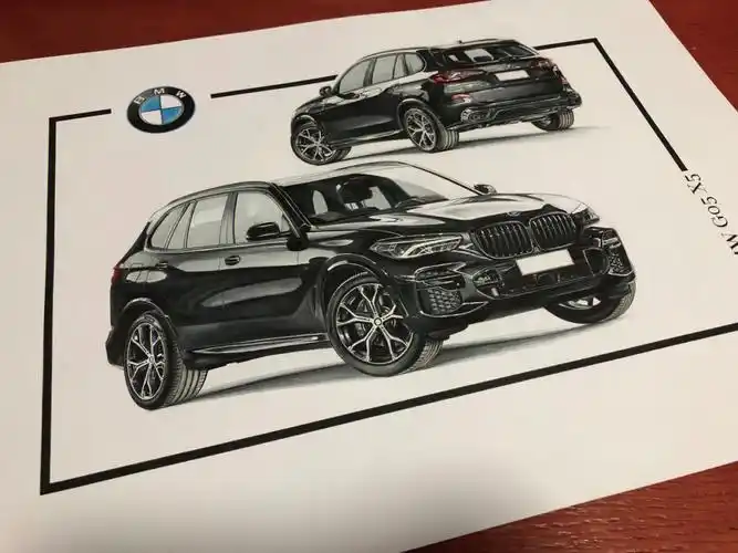 马克笔手绘bmwg05x5