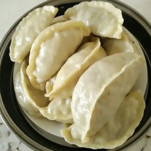 麦了个兜兜做的老妈烫面素包子.