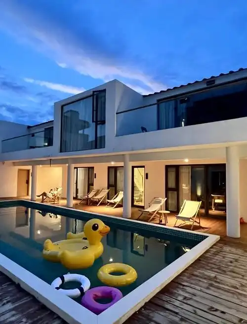 北海淡季海景别墅体验:166元两人住!