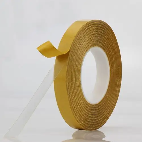 进口双面胶透明强力不留痕超薄超粘防水耐高温高粘度无痕双面胶带