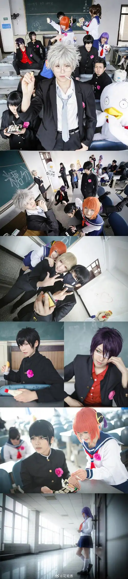 银魂##3年z组银八先生动画化决定##cosplay##坂田银时