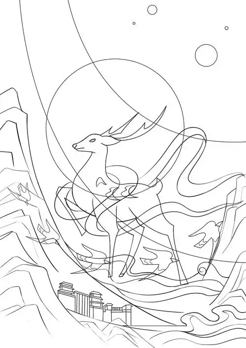 鹿国潮|插画|新锐潮流插画|铁头王八 - 原创作品 - 站酷 (zcool)