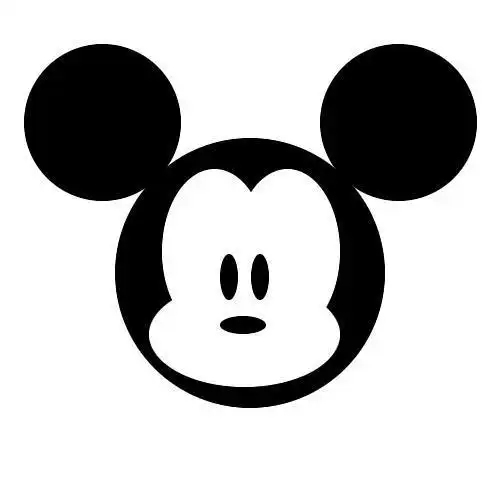 幼儿园米老鼠头像简笔画简单