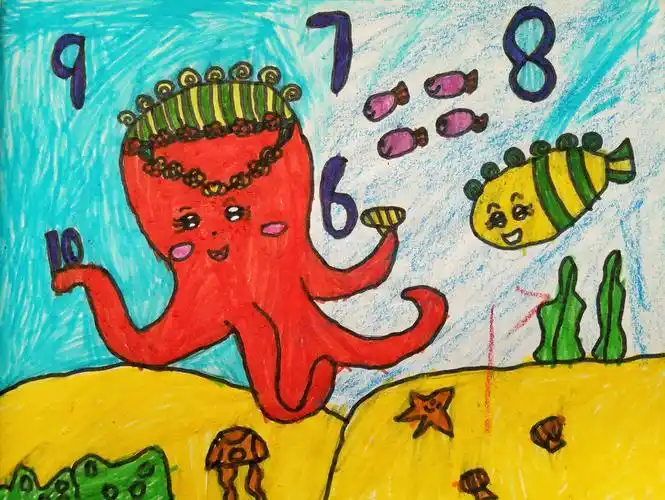 【墨竹原创】鹿楼小学一年级小朋友们的绘画作品