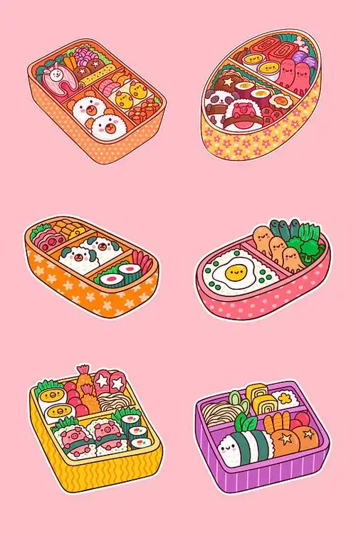 卡通便当图片-卡通便当素材下载-众图网