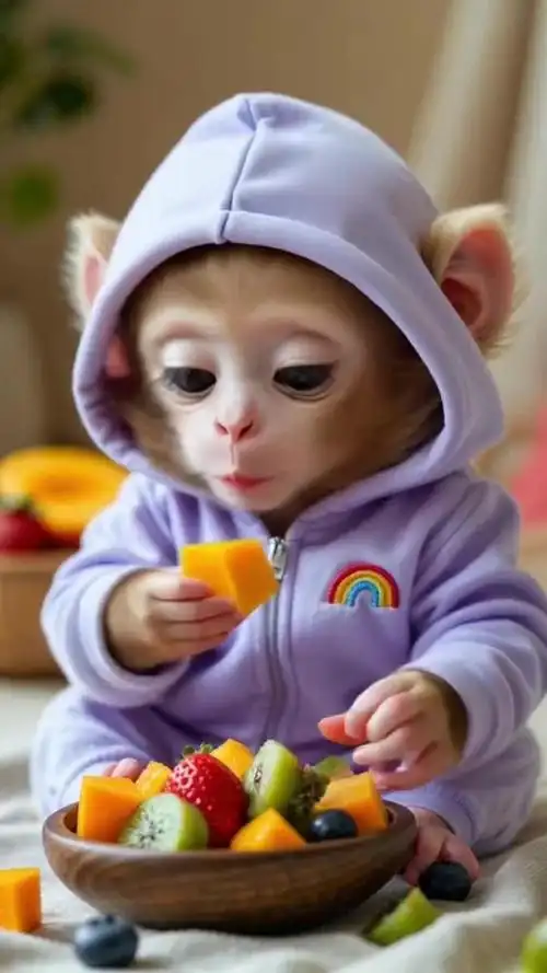 超级可爱的调皮小猴子!