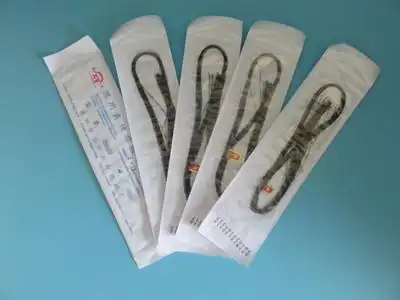 医用涂层灭菌缝合线束 真丝非吸收性外科缝合手术线练习缝线捻线