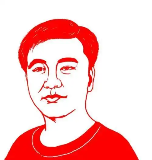 剪纸迪丽热巴女生人物头像剪纸剪纸人物肖像定制底稿手工diy照片设计