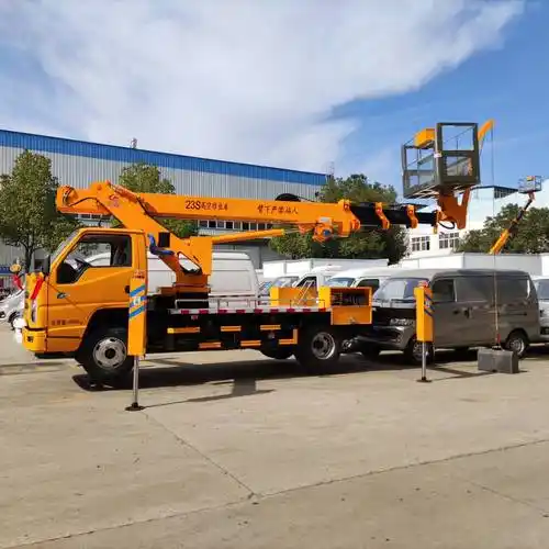 21米载人登高平台车23米直臂升降车蓝牌高空作业车带无线遥控