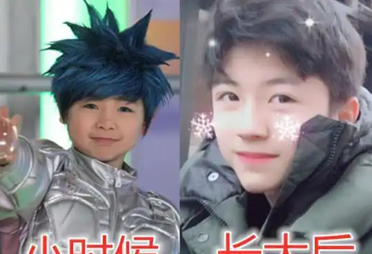 星际精灵蓝多多小时候vs长大后蔡小豆帅到飞起而她最迷人