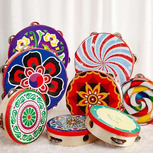 手鼓舞蹈道具儿童手拍鼓非洲鼓丽江幼儿园初学者入门云南拍打乐器